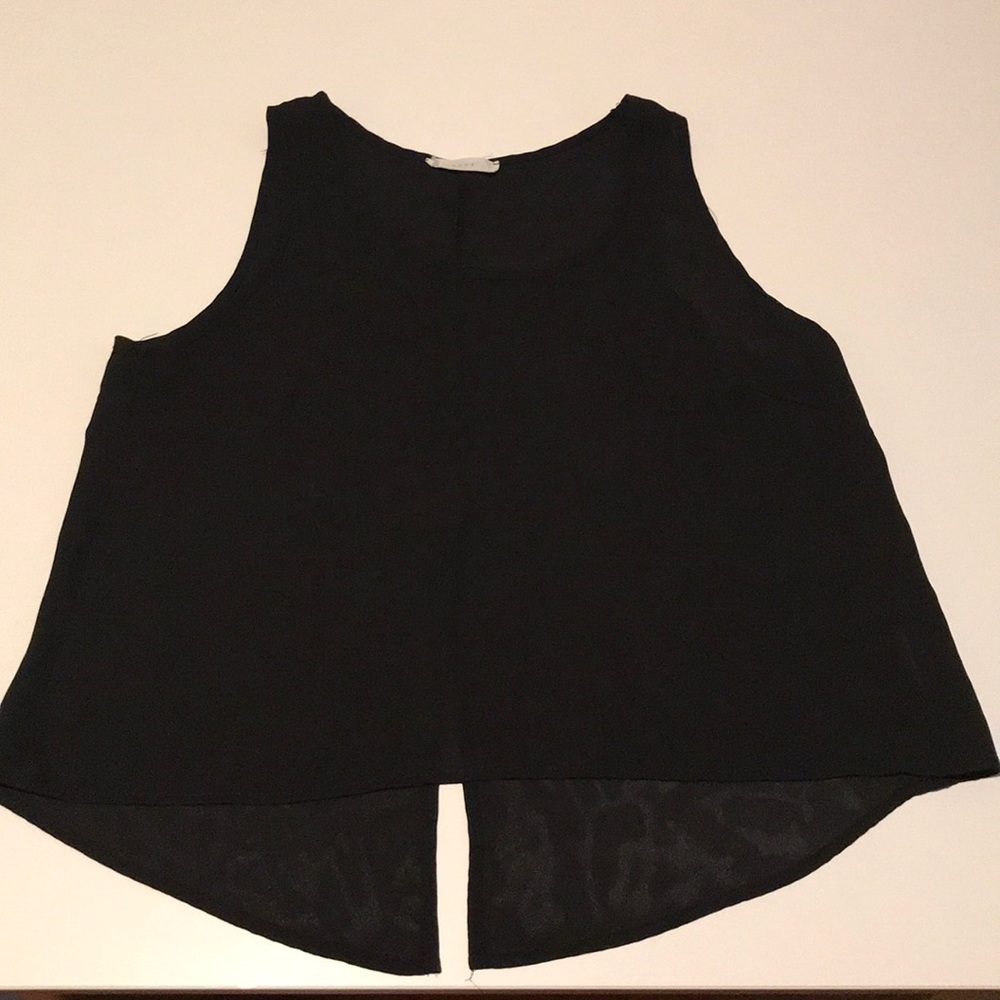 Lush Black Top Size S